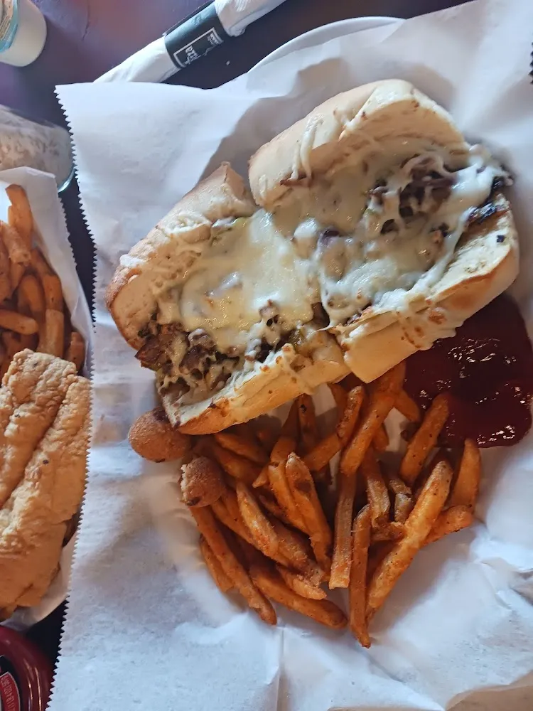 Philly Cheese Steak and Fries